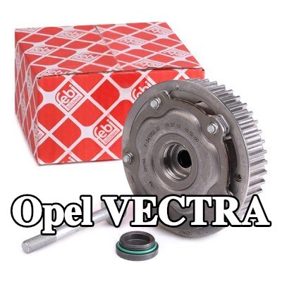 FEBI BILSTEIN مُعدِّل عمود الكامات للجانب السحب, مع برغي — Opel Vectra