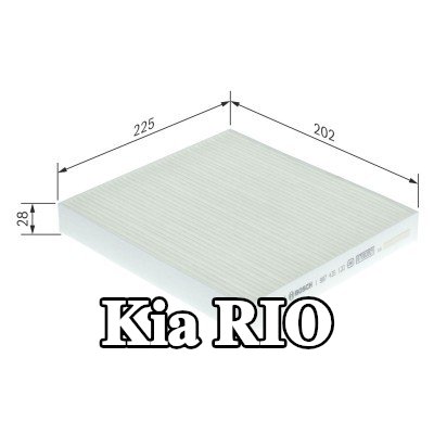 BOSCH مرشح حبوب اللقاح Particulate Filter — Kia Rio