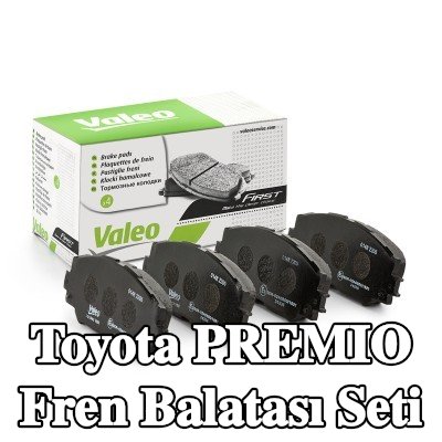 VALEO Fren balatası seti FIRST, Ön Aks, 17mm, gıcırtı önleyici plaka olmadan — Toyota Premio