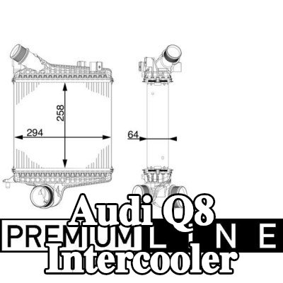 MAHLE Intercooler — Audi Q8