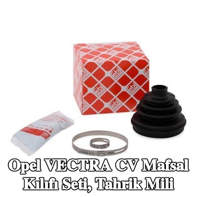 FEBI BILSTEIN CV kılıf kiti, tahrik mili Ön Aks, Kauçuk — 1990 Opel Vectra