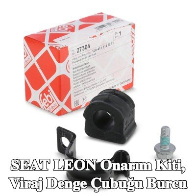 FEBI BILSTEIN Onarım kiti, anti-roll bar burcu Ön Aks, tutuculu, vida ile, OE Turbo YENİ — 2002 SEAT Leon