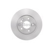 BOSCH Fren diski Dış Çap: 284mm, Havalandırmalı, içten havalandırmalı, Yağlanmış, cıvata/vida ile — 2000 Mercedes-Benz C-Class (2)