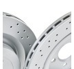BOSCH Fren diski Dış Çap: 345mm, Delikli, Havalandırmalı, Kaplamalı, cıvata/vida ile — Mercedes-Benz Gl (3)
