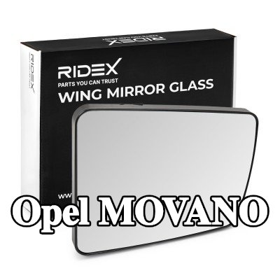 RIDEX زجاج المرآة الجانبية لكلا الجانبين — 1998 Opel Movano