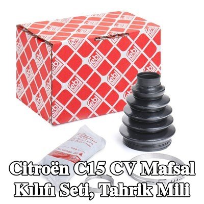 FEBI BILSTEIN CV Mafsal Kılıfı Seti, tahrik mili — Citroën C15