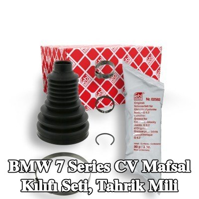 FEBI BILSTEIN CV kılıf kiti, tahrik mili Ön Aks, Termoplast — 2012 BMW 7 Series