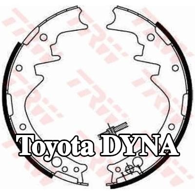 TRW مجموعة أحذية الفرامل — 2002 Toyota Dyna