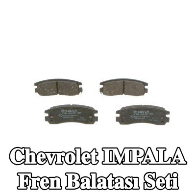 BOSCH Fren balatası seti 14, 6mm, gıcırtı önleyici plaka ile — 2002 Chevrolet Impala