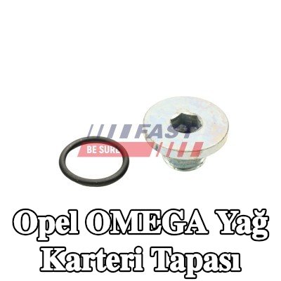 FAST Yağ karteri tapası M14x1, 5, conta halkası ile — Opel Omega