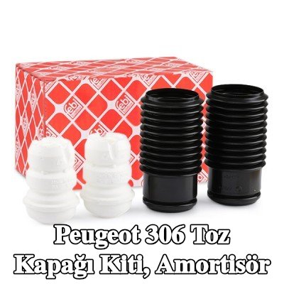 FEBI BILSTEIN Toz kapağı kiti, amortisör — Peugeot 306