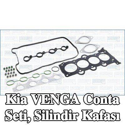 AJUSA Conta seti, silindir kapağı contalı silindir kapağı, valf gövdesi contalı, MULTILAYER STEEL — Kia Venga