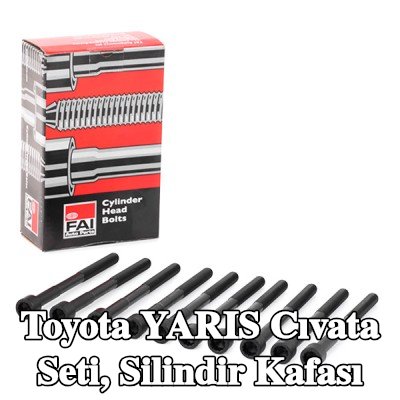 FAI AutoParts Cıvata Kiti, cylinder head M10 x 1.5, 147mm — Toyota Yaris