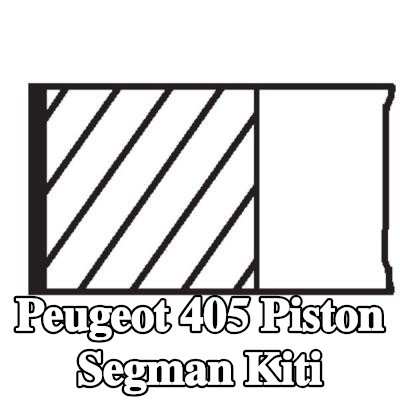 MAHLE Piston Segman Kiti — 1990 Peugeot 405