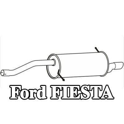 VEGAZ كاتم الصوت الخلفي — Ford Fiesta