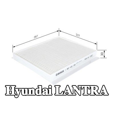BOSCH مرشح حبوب اللقاح Particulate Filter — Hyundai Lantra