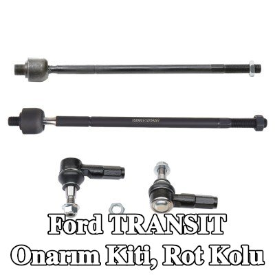 RIDEX Onarım Kiti, bağlantı çubuğu Ön Aks Sol, Ön Aks Sağ, aks mafsalı ile birlikte — Ford Transit