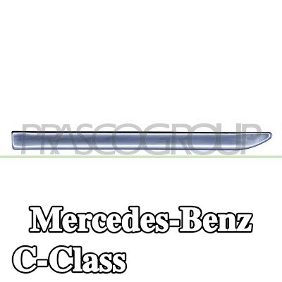 PRASCO زخرفة قوس العجلة الأمامية اليسرى, مع مواد تثبيت — Mercedes-Benz C-Class