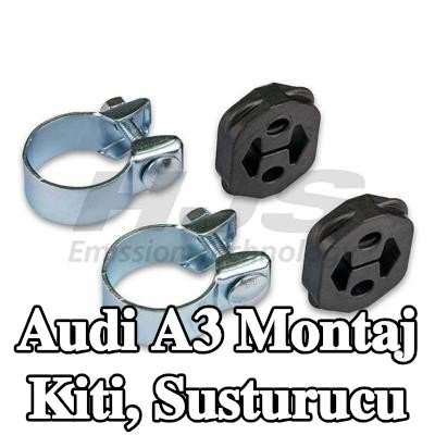 HJS Montaj Kiti, kelepçeli susturucu — Audi A3