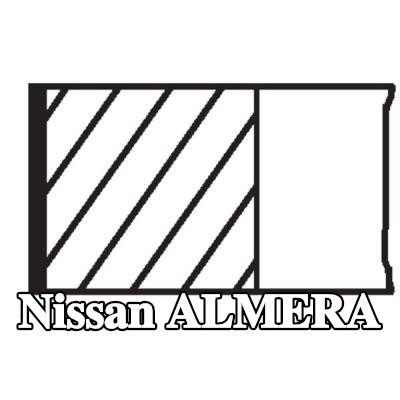 MAHLE مجموعة حلقات المكبس — 2002 Nissan Almera