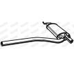 WALKER Orta susturucu 1040mm, montaj parçaları olmadan — 2000 Audi A4 (9)