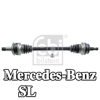 FEBI BILSTEIN عمود الدفع للمحور الخلفي الأيسر, المحور الخلفي الأيمن, مع صمولة — Mercedes-Benz Sl