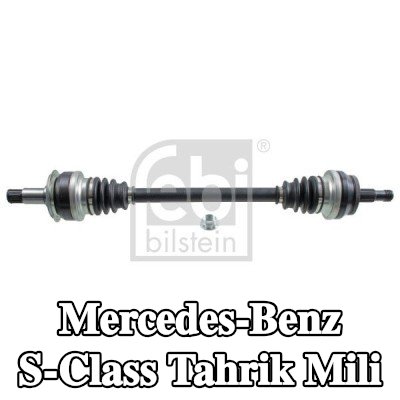FEBI BILSTEIN Sol arka aks tahrik mili, Arka Aks Sağ, somunlu — 2012 Mercedes-Benz S-Class