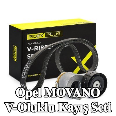 RIDEX PLUS V-Oluklu Kayış Seti — Opel Movano