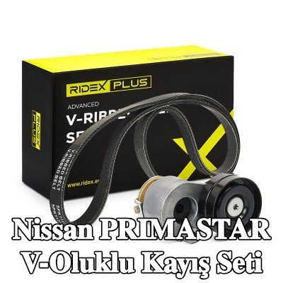 RIDEX PLUS V-Oluklu Kayış Seti — Nissan Primastar