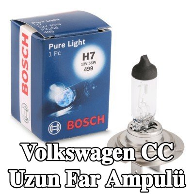 BOSCH Uzun far ampulü H7, 55W, 12V — Volkswagen Cc