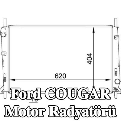 MAHLE Motor radyatörü — Ford Cougar