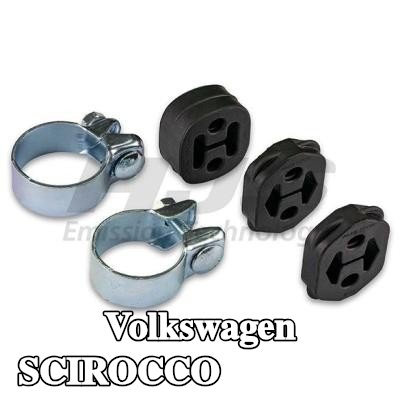 HJS طقم تركيب العادم مع المشابك — 2012 Volkswagen Scirocco