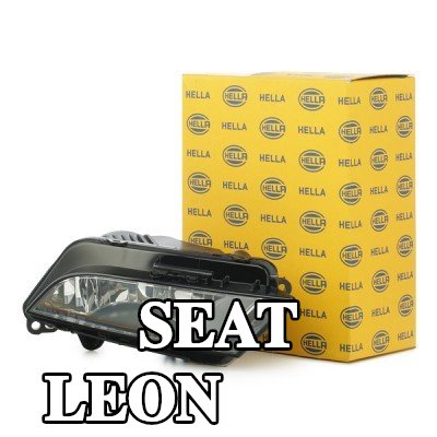HELLA مصباح ضباب يمين, H8, مع لمبة — SEAT Leon