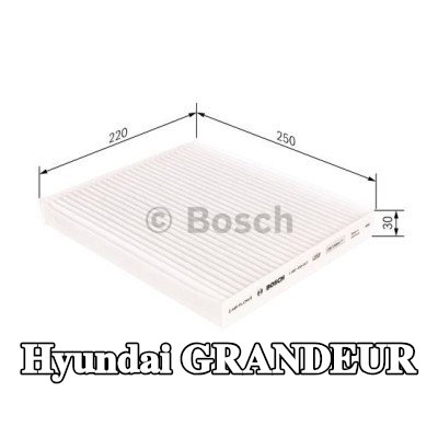 BOSCH مرشح حبوب اللقاح Particulate Filter — 2005 Hyundai Grandeur
