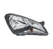 HELLA Far Sağ, H4, PY21W, W21/5W, far seviyeleme motorlu, ampuller olmadan — SEAT Mii (1)