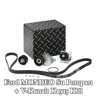 RIDEX Su Pompası + V-Kanalı Kayış Kiti — Ford Mondeo