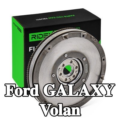 RIDEX REMAN Volan Sürtünme kontrol plakası olmayan çift kütleli volan, vida seti ile, pilot yatak olmadan — Ford Galaxy