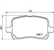 HELLA Fren balatası seti 17mm — Chevrolet Hhr (3)