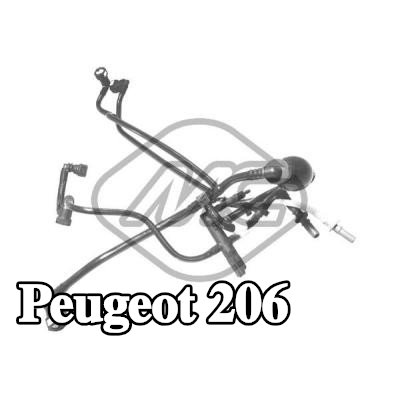 Metalcaucho مجموعة مثقاب، برغي تثبيت الحاقن — Peugeot 206