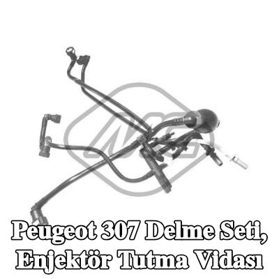 Metalcaucho Delme Seti, enjektör tutma vidası — Peugeot 307