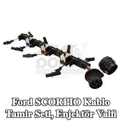 MEAT & DORIA Kablo Tamir Seti, enjektör valfi — Ford Scorpio
