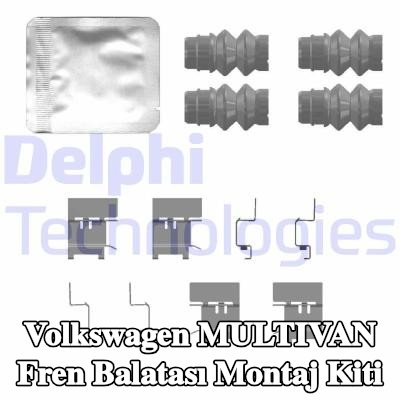 DELPHI Fren balatası montaj kiti — Volkswagen Multivan