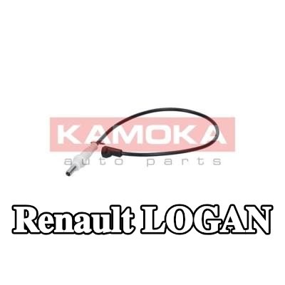 KAMOKA مستشعر تآكل وسادات الفرامل للمحور الأمامي, 255mm — Renault Logan