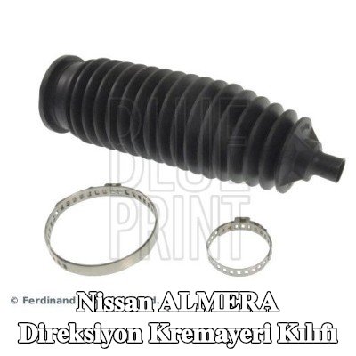 BLUE PRINT Direksiyon kremayeri kılıfı Ön Aks Sol, kelepçeli — 2000 Nissan Almera