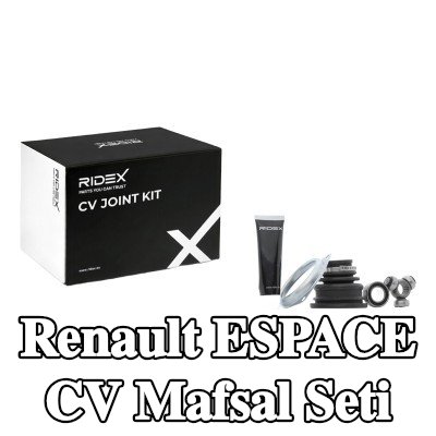 RIDEX Ön aks sol CV mafsal kiti, şanzıman tarafında — 2000 Renault Espace