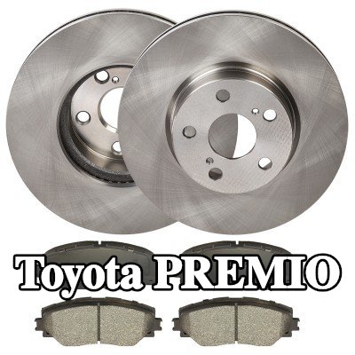 RIDEX مجموعة أقراص الفرامل والوسادات للمحور الأمامي, مزود بفتحات تهوية داخلية — Toyota Premio