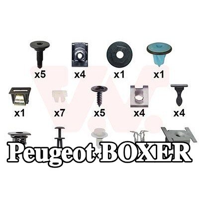 VAN WEZEL طقم التثبيت، واقي الطين — Peugeot Boxer