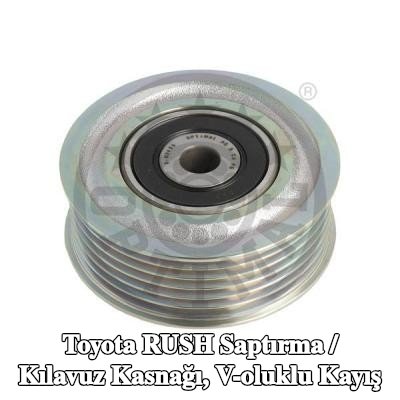 OPTIMAL Saptırma / kılavuz kasnağı, V-ribbed belt Outer Diameter: 74mm — Toyota Rush