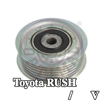 OPTIMAL بكرة الانحراف/التوجيه, V-ribbed belt Outer Diameter: 74mm — Toyota Rush