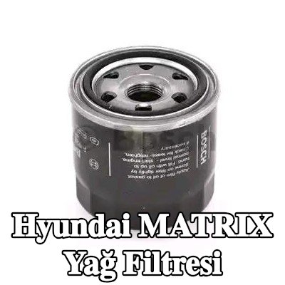 BOSCH Tek çek valflı yağ filtresi — 2002 Hyundai Matrix